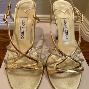 Jimmy Choo Polite Mirror Sandal